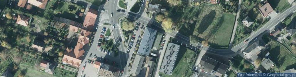 Zdjęcie satelitarne UP Wilamowice k. Oświęcimia