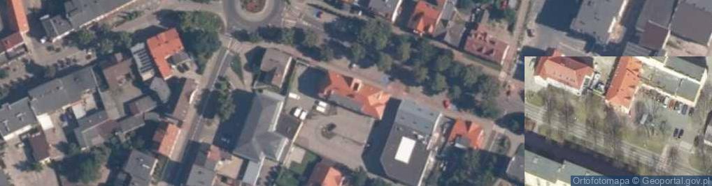 Zdjęcie satelitarne UP Złotów