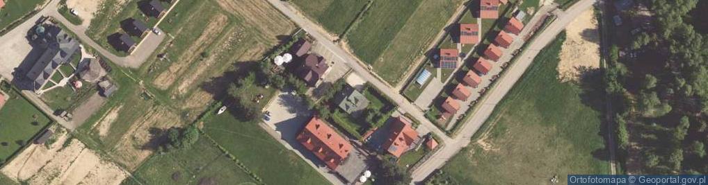 Zdjęcie satelitarne Abramówka - Komfortowe Domy w Polańczyku