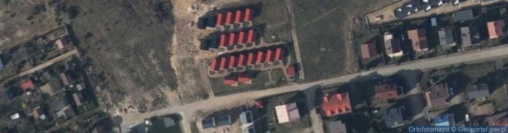 Zdjęcie satelitarne Arkadia - Domki Letniskowe