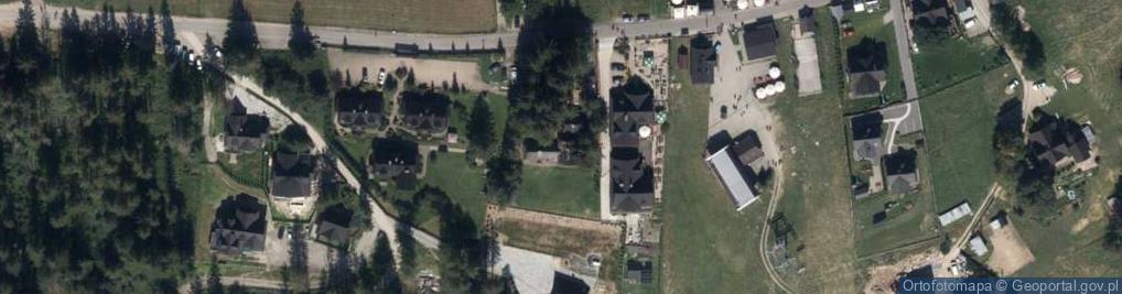 Zdjęcie satelitarne Chaty na Gubałówce