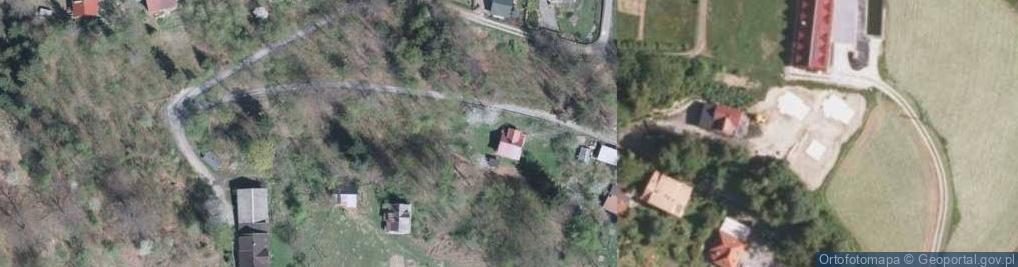 Zdjęcie satelitarne Dom w Górach