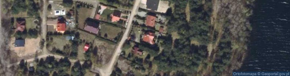 Zdjęcie satelitarne Domek letniskowy nad jeziorem Warmia i Mazury Nocleg Kwatery Pok