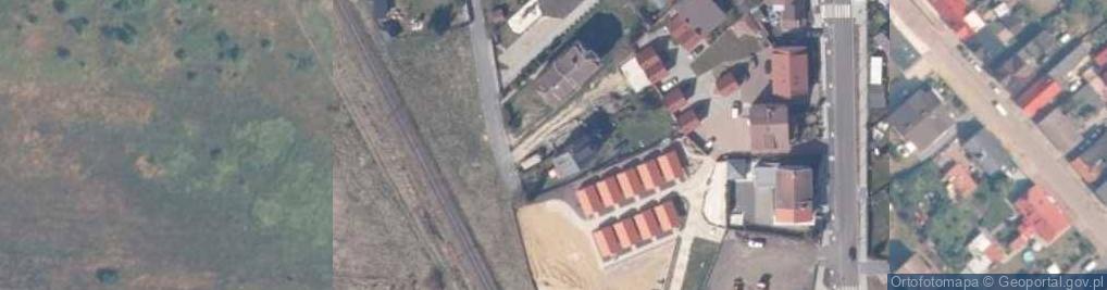 Zdjęcie satelitarne Domki Drewniane Zielona Łeba
