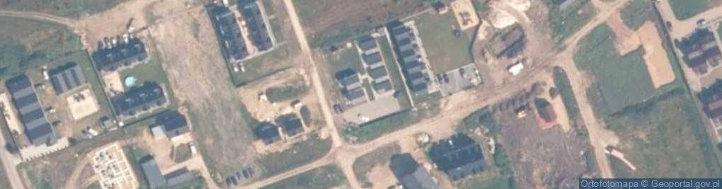 Zdjęcie satelitarne Domki Łeba