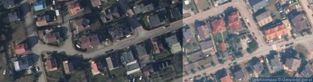 Zdjęcie satelitarne Domki Letniskowe i Pokoje Gościnne Wiktor