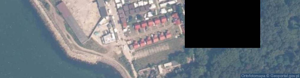Zdjęcie satelitarne Domki Letniskowe ,,Nad Zatoką