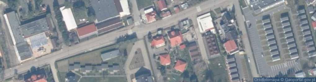 Zdjęcie satelitarne Domki Letniskowe Pod Różą Wiatrów