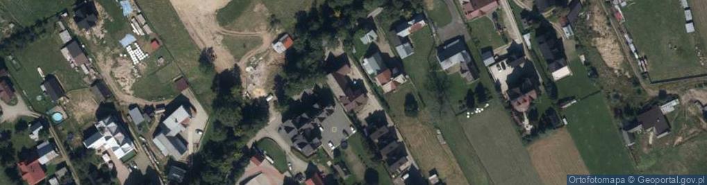 Zdjęcie satelitarne Domki Małe Ciche