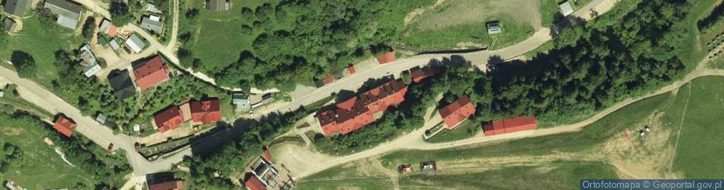 Zdjęcie satelitarne Domki Na Górce