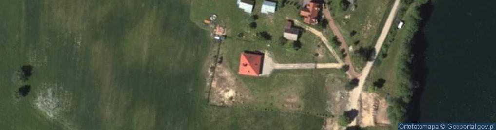 Zdjęcie satelitarne Domki Nad Jeziorem Głębokim