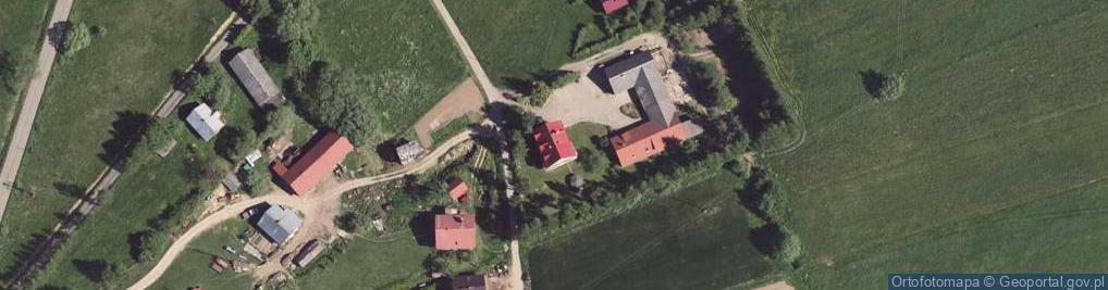 Zdjęcie satelitarne Domki Nad Rzeką Solinką
