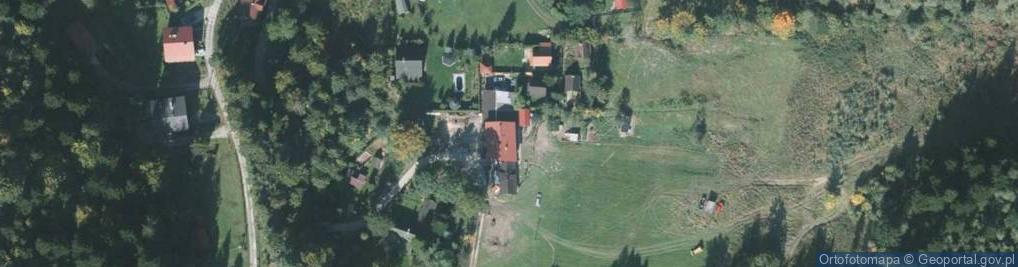 Zdjęcie satelitarne Domki U Zbyszka