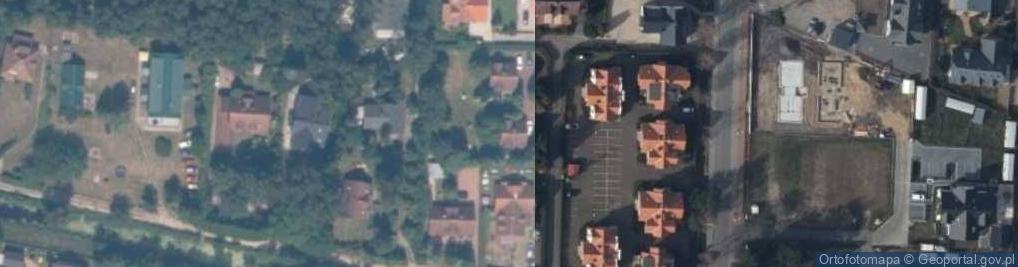 Zdjęcie satelitarne Domki w Dębkach