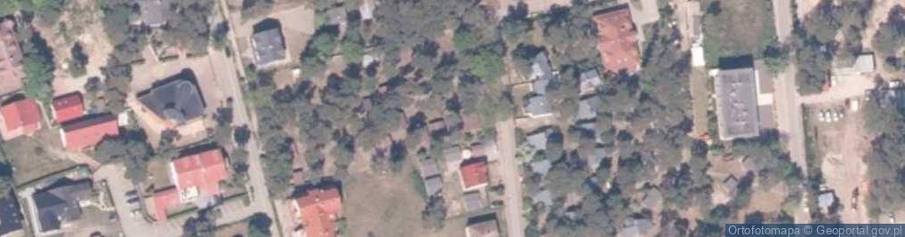 Zdjęcie satelitarne Domki Wypoczynkowe Bryza