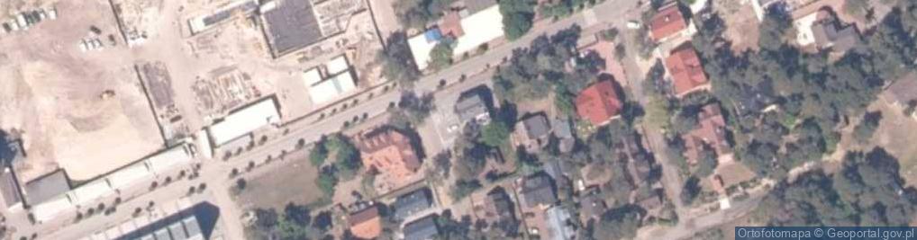 Zdjęcie satelitarne Grunwaldzka 105