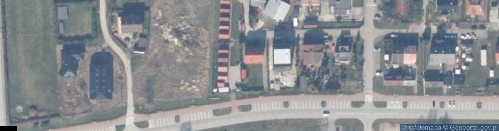 Zdjęcie satelitarne Hortensja - sarbinowo nocleg