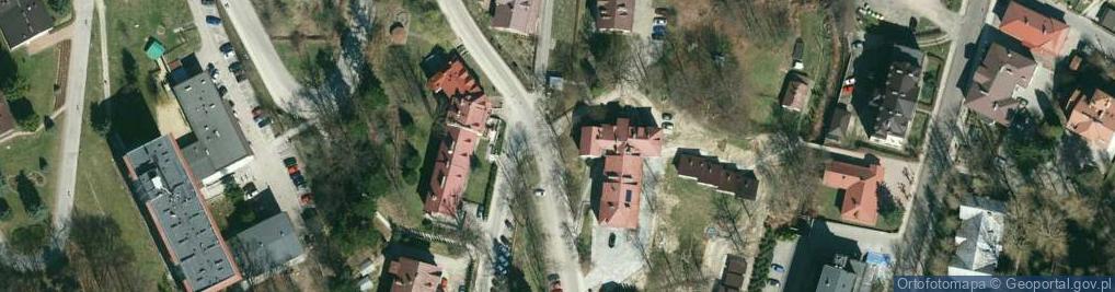 Zdjęcie satelitarne Iwonicz Zdrój