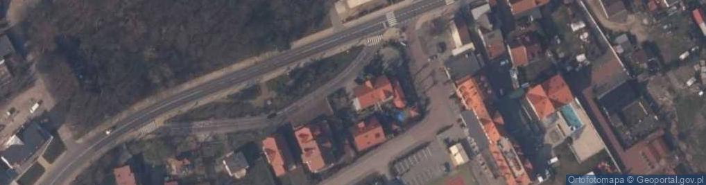 Zdjęcie satelitarne Krynica Morska wynajem pokoi "IZABELA"