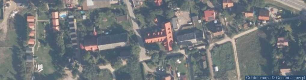 Zdjęcie satelitarne Kwatery Pod Bocianami