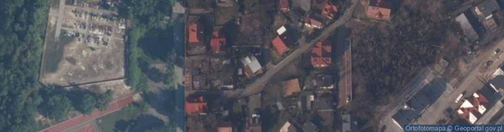 Zdjęcie satelitarne Kwatery Prywatne Aga