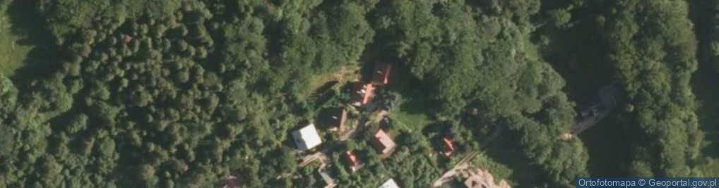 Zdjęcie satelitarne Kwatery u Zdzicha