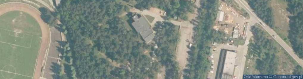 Zdjęcie satelitarne Leśny Dwór