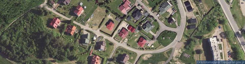 Zdjęcie satelitarne Noclegi Danuta