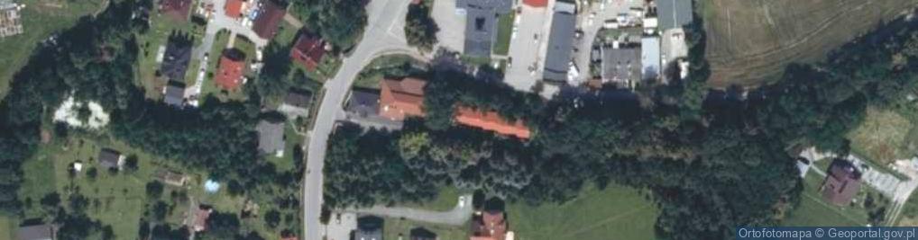 Zdjęcie satelitarne Noclegi Pod Dębem U Jakuba