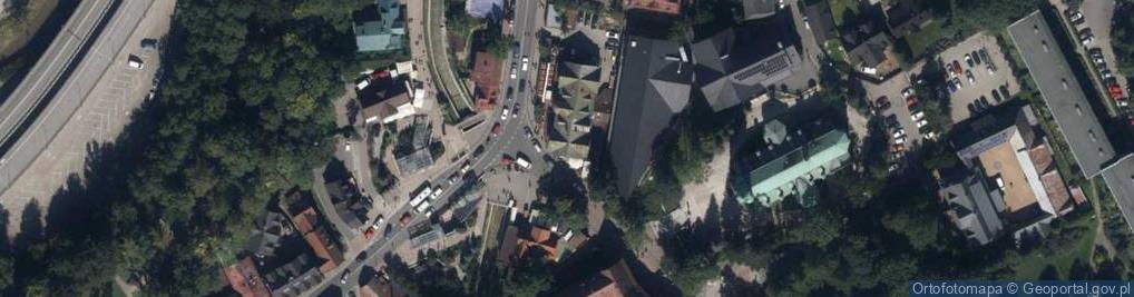 Zdjęcie satelitarne Noclegi pod Giewontem