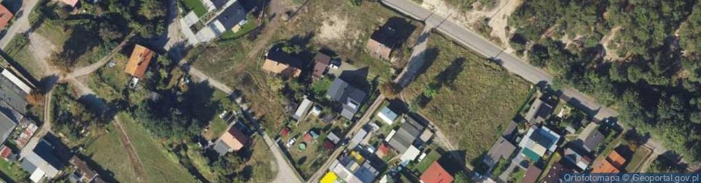 Zdjęcie satelitarne Noclegi pod Kasztanem