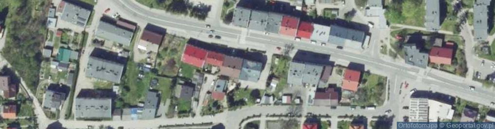 Zdjęcie satelitarne Noclegi pod Świerkami