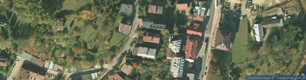 Zdjęcie satelitarne Noclegi U Andrzeja