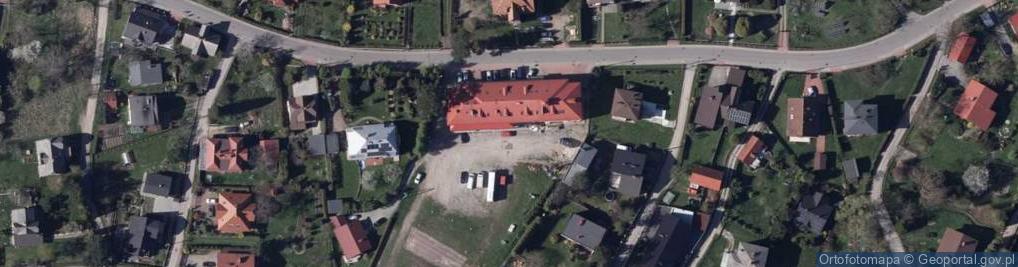 Zdjęcie satelitarne Noclegi w OSP Bystra