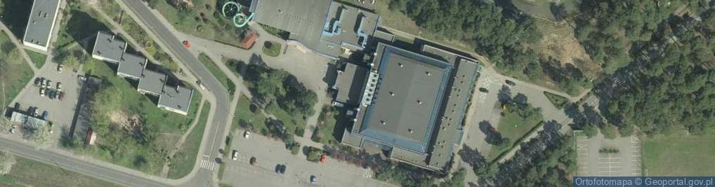 Zdjęcie satelitarne Ośrodek Sportu i Rekreacji Wisła