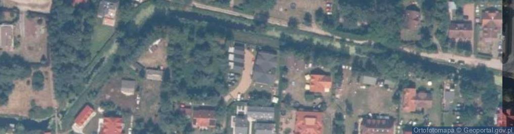 Zdjęcie satelitarne Ostoja - Domki i Pokoje