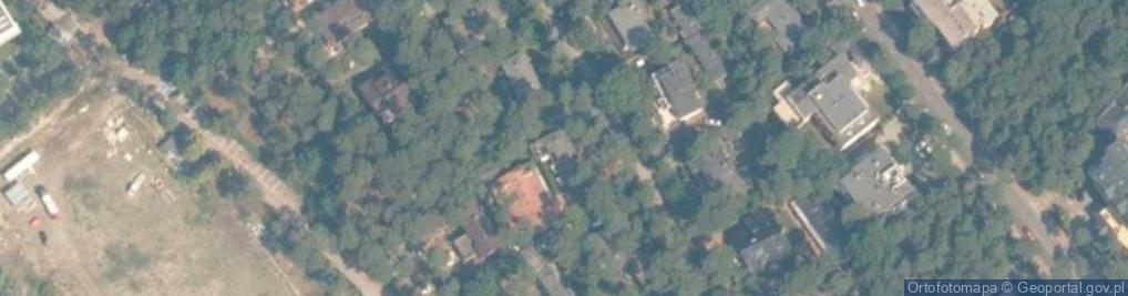 Zdjęcie satelitarne Pod Muszelką w Juracie