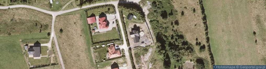 Zdjęcie satelitarne Pokoje Gościnne Adusiówka