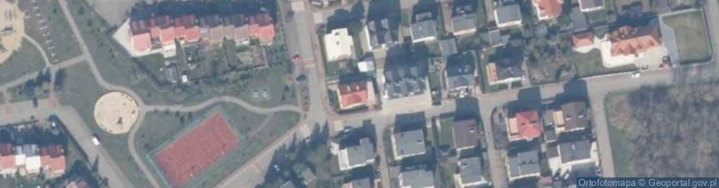 Zdjęcie satelitarne Pokoje Gościnne Alicja