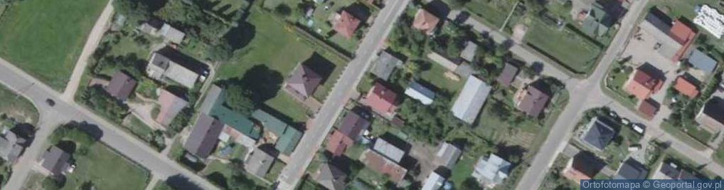 Zdjęcie satelitarne Pokoje gościnne Bagiński Franciszek