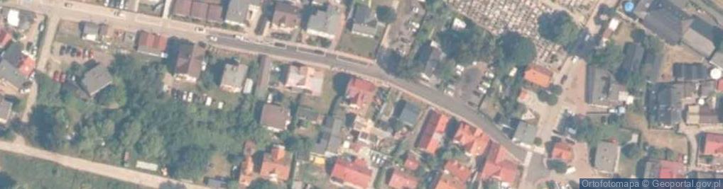 Zdjęcie satelitarne Pokoje Gościnne Baśka