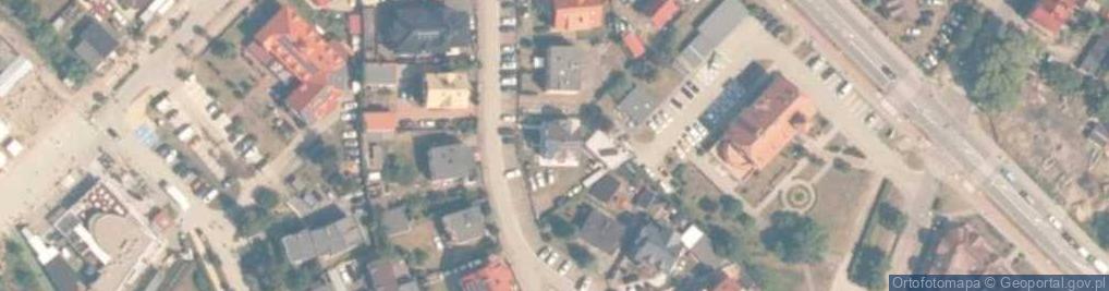 Zdjęcie satelitarne Pokoje gościnne Budzisz Zofia
