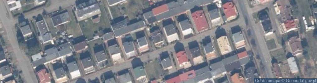 Zdjęcie satelitarne Pokoje gościnne Bursztyn