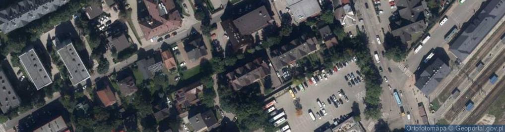 Zdjęcie satelitarne Pokoje gościnne Centrum Brzozowa 14
