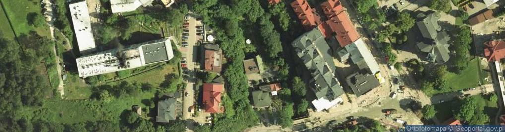 Zdjęcie satelitarne Pokoje gościnne Cicha Chata