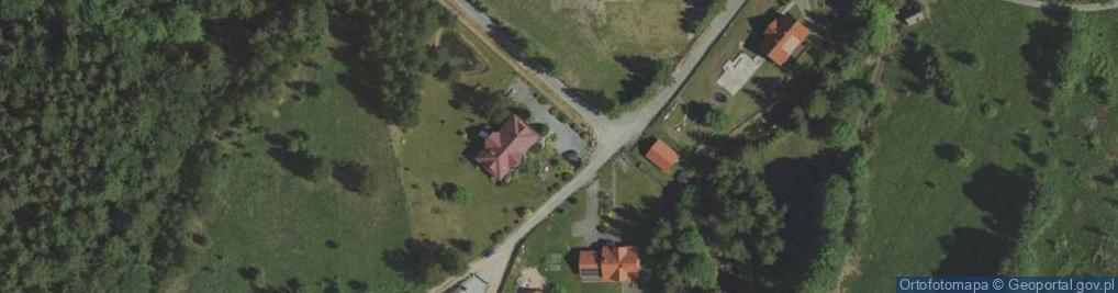 Zdjęcie satelitarne Pokoje Goscinne - "Dolina Czerwienia"