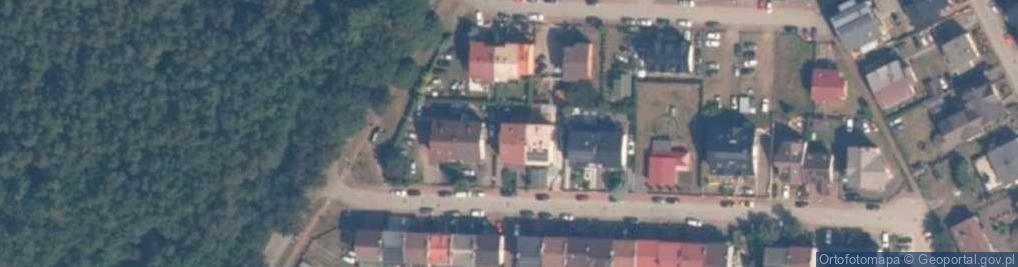 Zdjęcie satelitarne Pokoje Gościnne Halina