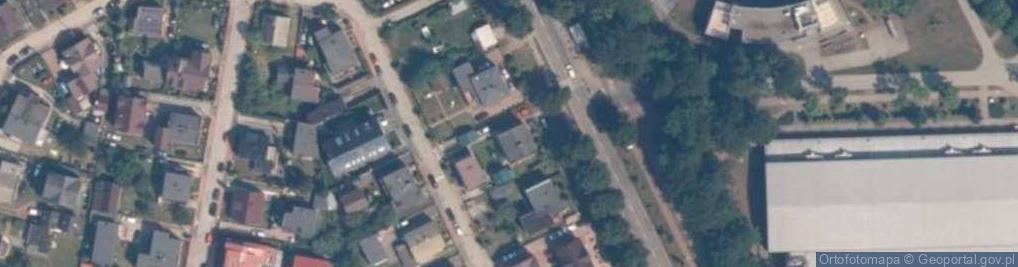 Zdjęcie satelitarne Pokoje Gościnne Irenka