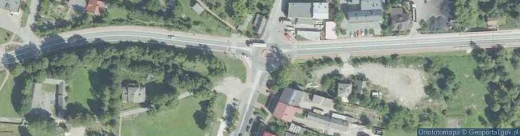 Zdjęcie satelitarne Pokoje gościnne Jastrzębiec