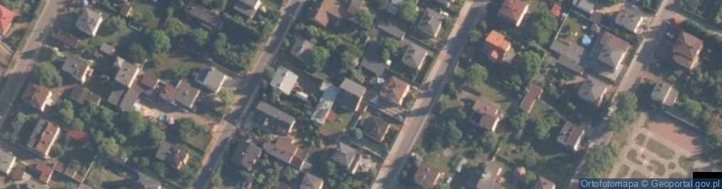 Zdjęcie satelitarne "Pokoje Gościnne" Jeziorscy